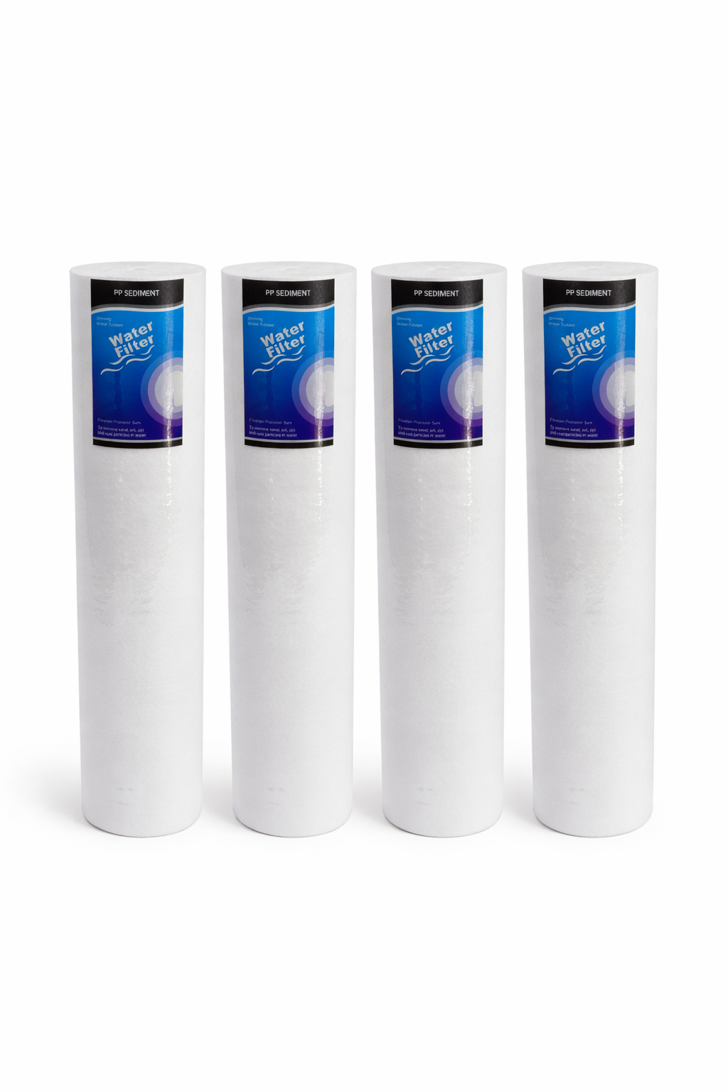 4.5" x 20" Sediment Replacement Water Filters – 5 Micron (4-Pack)